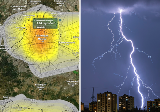 Entre el viernes 4 y domingo 6 de septiembre: posibles tormentas el&eacute;ctricas en la CDMX con acumulados de hasta 25 mm