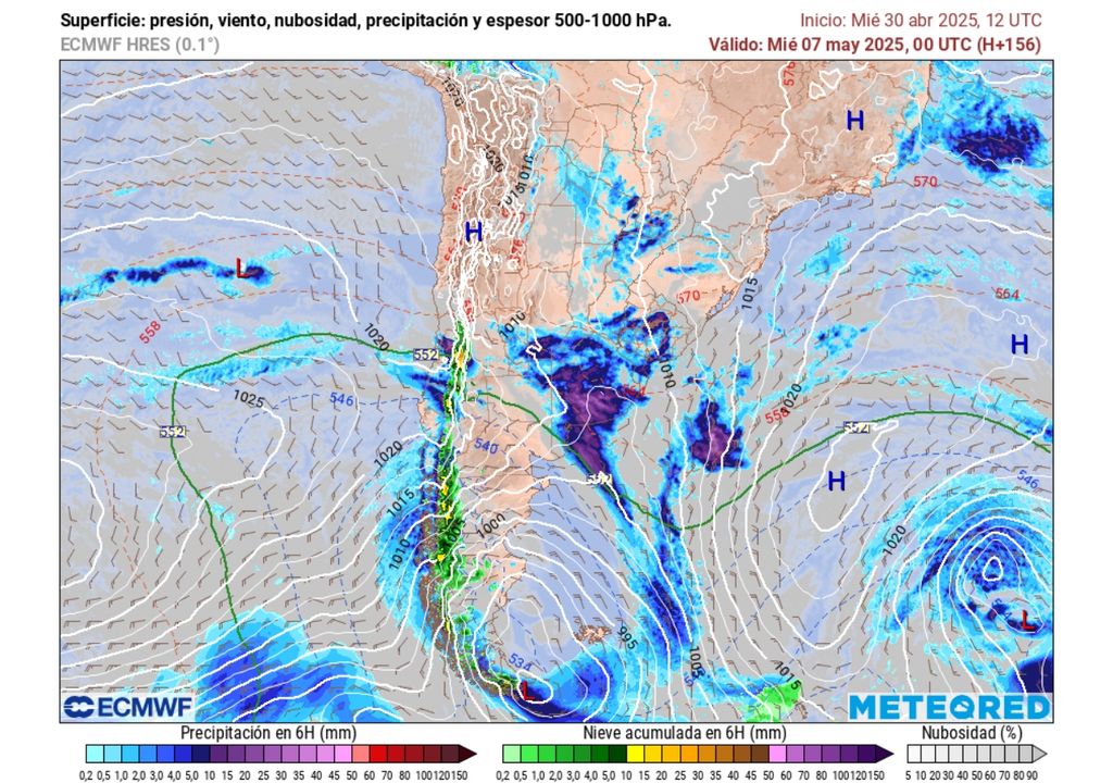 presión y precipitaciones previstas presión y precipitaciones previstas