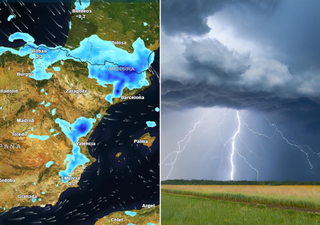 Entre el viernes y el sábado volverán las tormentas fuertes a estas comunidades del norte y Mediterráneo