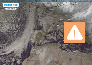 Entre esta noche y mañana un frente dejará lluvias intensas en 4 comunidades: más de 30 l/m2 en 24 horas