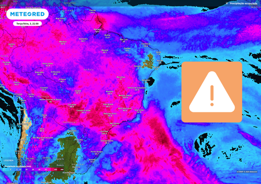 Entre esta sexta e a ter&ccedil;a-feira ser&aacute; um per&iacute;odo extremamente chuvoso no Brasil; veja os estados sob alerta