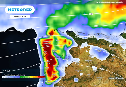 Entre esta tarde y mañana habrá un pico en la intensidad de las lluvias: las 3 comunidades en el foco