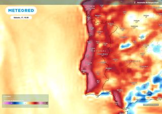 Entre hoje e sábado, 17 de maio, as temperaturas sobem e o calor de 30 °C afetará estas regiões de Portugal