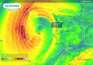 Entre hoje e sexta-feira haverá chuva, rajadas de vento e aviso amarelo para a neve nestas regiões de Portugal