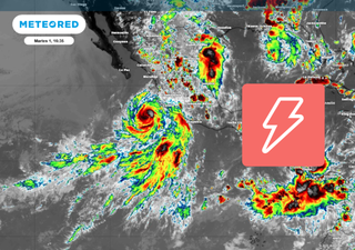 Entre hoy y el jueves 8 estados de México recibirán lluvias intensas: hasta 100 mm