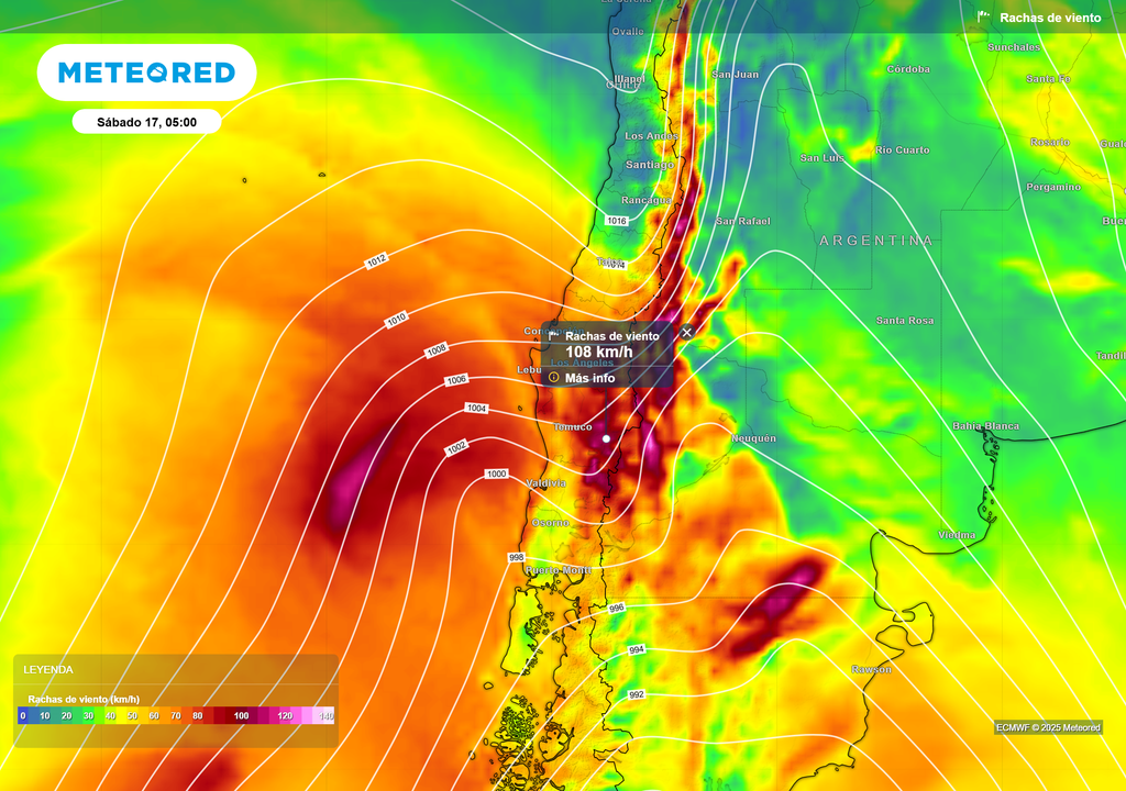 mapa de ráfagas de viento. mapa de ráfagas de viento.