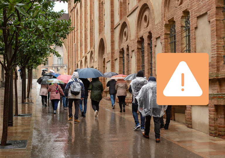 Entre hoy y ma&ntilde;ana Catalu&ntilde;a tendr&aacute; otra tanda de lluvias muy fuertes que pueden dejar 100 l/m2