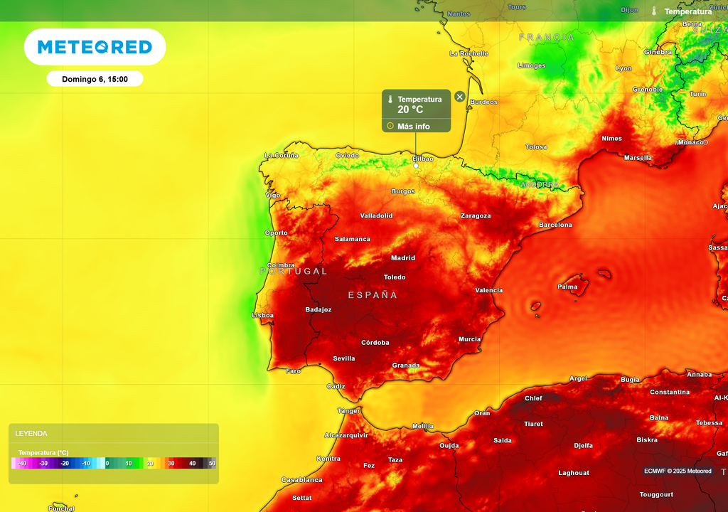 Mapa de temperaturas Mapa de temperaturas