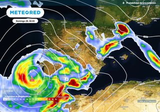 Entre hoy y ma&ntilde;ana una borrasca fr&iacute;a dejar&aacute; lluvias fuertes, tormentas y nieve en estas 4 comunidades