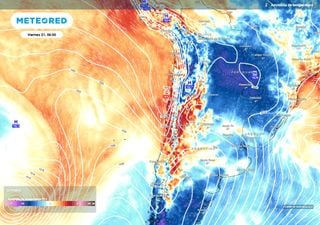 Entre jueves y s&aacute;bado 22 alcanzar&aacute;n los 22 &ordm;C en Chile centro-sur: dorsal en altura se prev&eacute; con rachas de 50 km/h