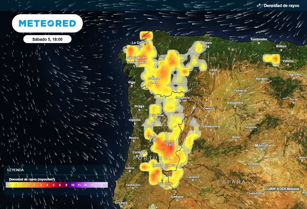 Este sábado la inestabilidad más acusada se concentrará en el noroeste debido al paso de la vaguada.