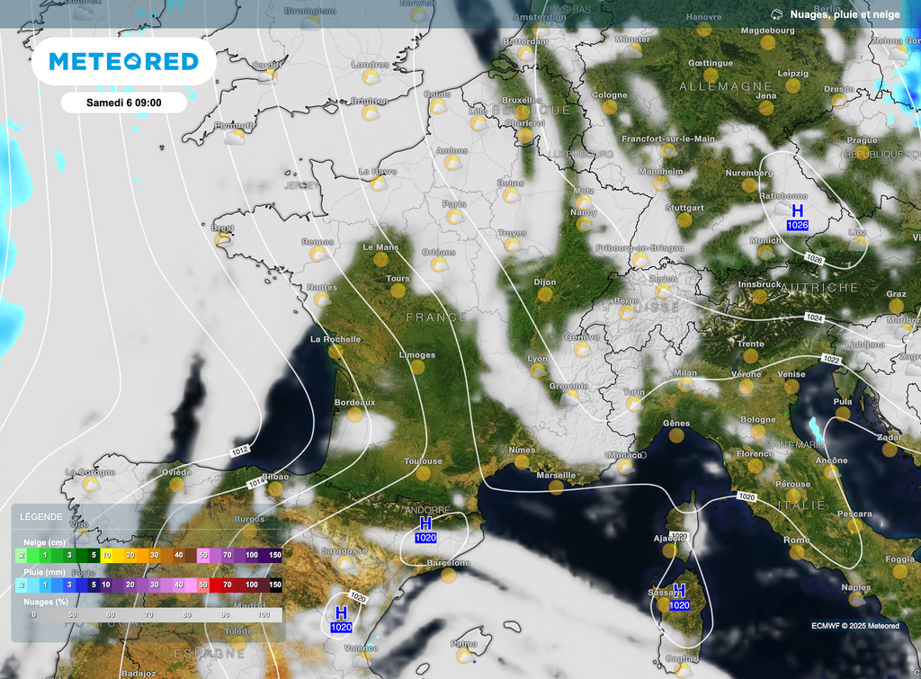 Demain samedi, belle météo quasiment estivale en France.