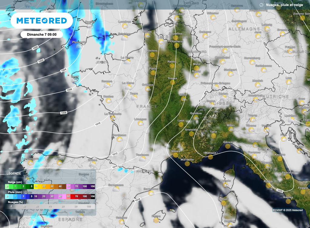 Dimanche, météo appréciable avant l'arrivée d'un risque orageux.