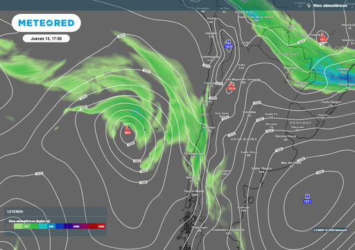 Entre lunes y s&aacute;bado 15 sumar&iacute;an m&aacute;s de 60 mm de lluvia en Chile centro-sur: estas ser&aacute;n las regiones m&aacute;s afectadas