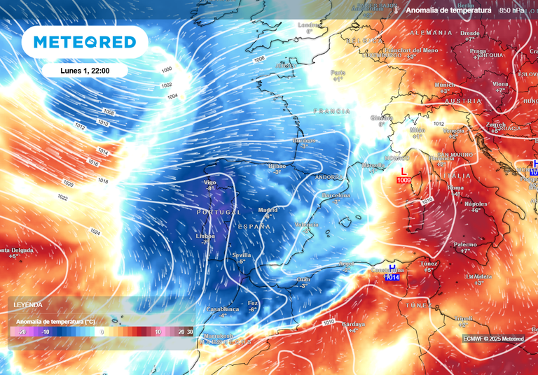 Entre mañana y el lunes una masa de aire polar irrumpirá en España: "hasta 10 ºC menos en estas comunidades"