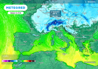Entre mañana y el martes el aire polar congelará Francia: ¿saltará los Pirineos y llegará a España?