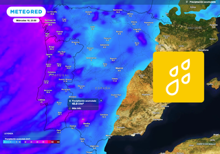 Entre mañana y el miércoles las lluvias dejarán más de 20 l/m2 en estas 4 comunidades; comenzarán a esta hora
