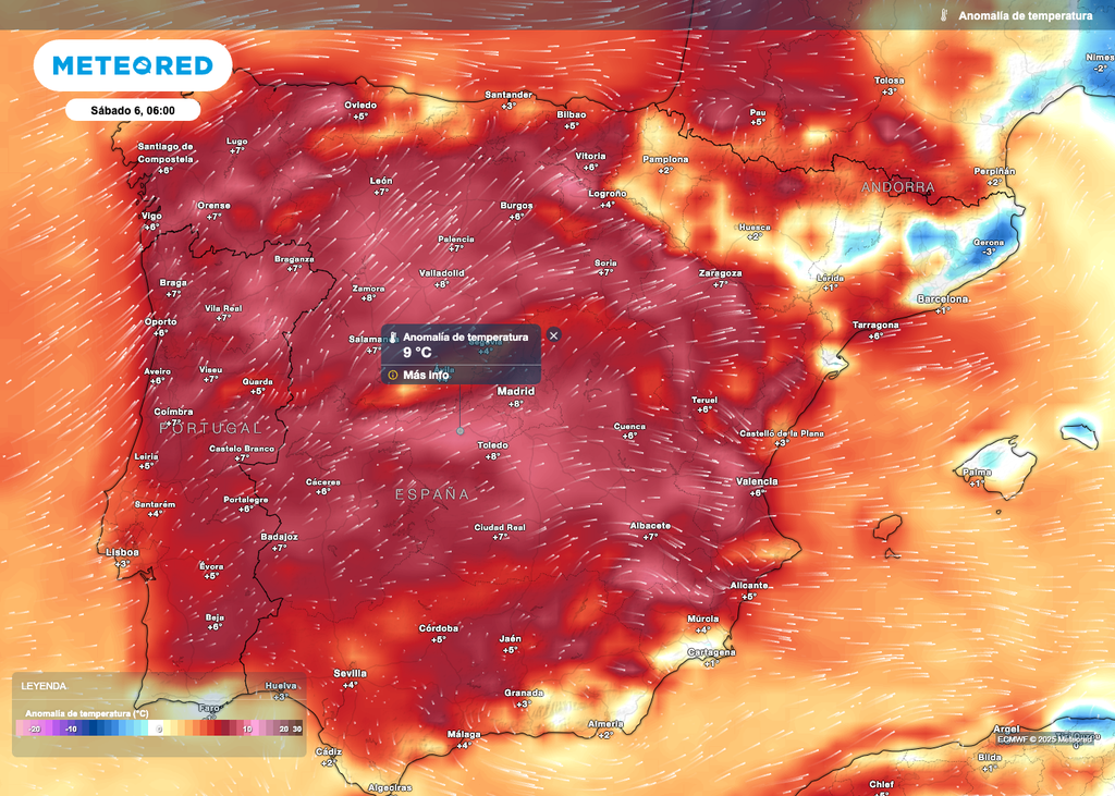 Anomalías de temperatura Anomalías de temperatura