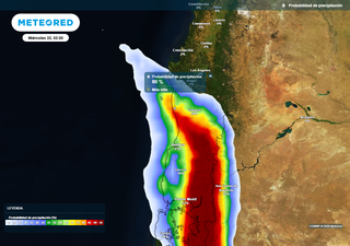 Entre martes y viernes 24 la lluvia se desatar&aacute; en estas regiones de Chile centro-sur: acumular&iacute;an unos 20 mm