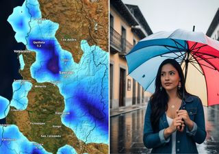 Entre miércoles y jueves el tiempo dejará lluvias en Santiago y la RM: 'entre 5 y 15 mm'