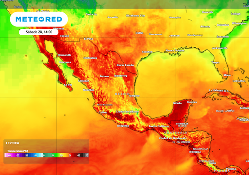 Entre s&aacute;bado y domingo, M&eacute;xico tendr&aacute; temperaturas de m&aacute;s de 40 &deg;C por circulaci&oacute;n anticicl&oacute;nica