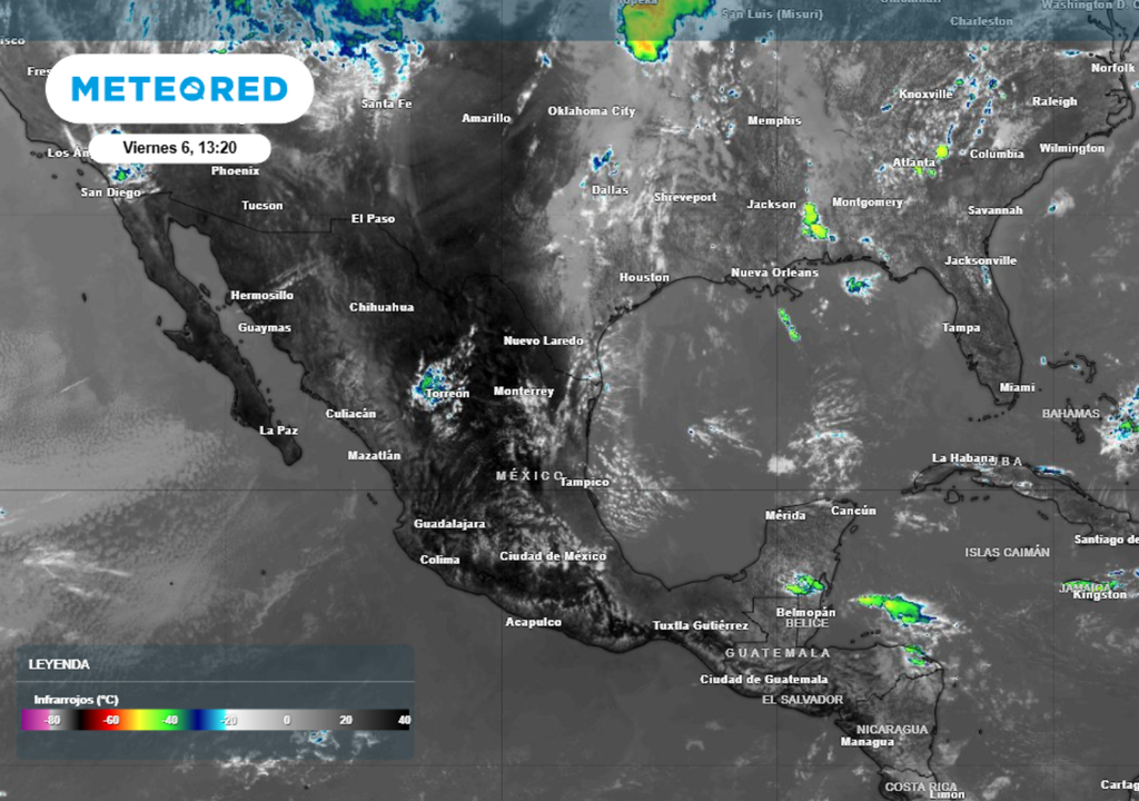 El frente frío 39 avanzará sobre el noroeste y norte de México.