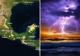Entre sábado y domingo, México tendrá tormentas fuertes de hasta 50 mm
