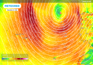 Entre segunda e terça uma depressão atlântica poderá gerar ventos ábregos e chuva forte em Portugal: zonas mais afetadas