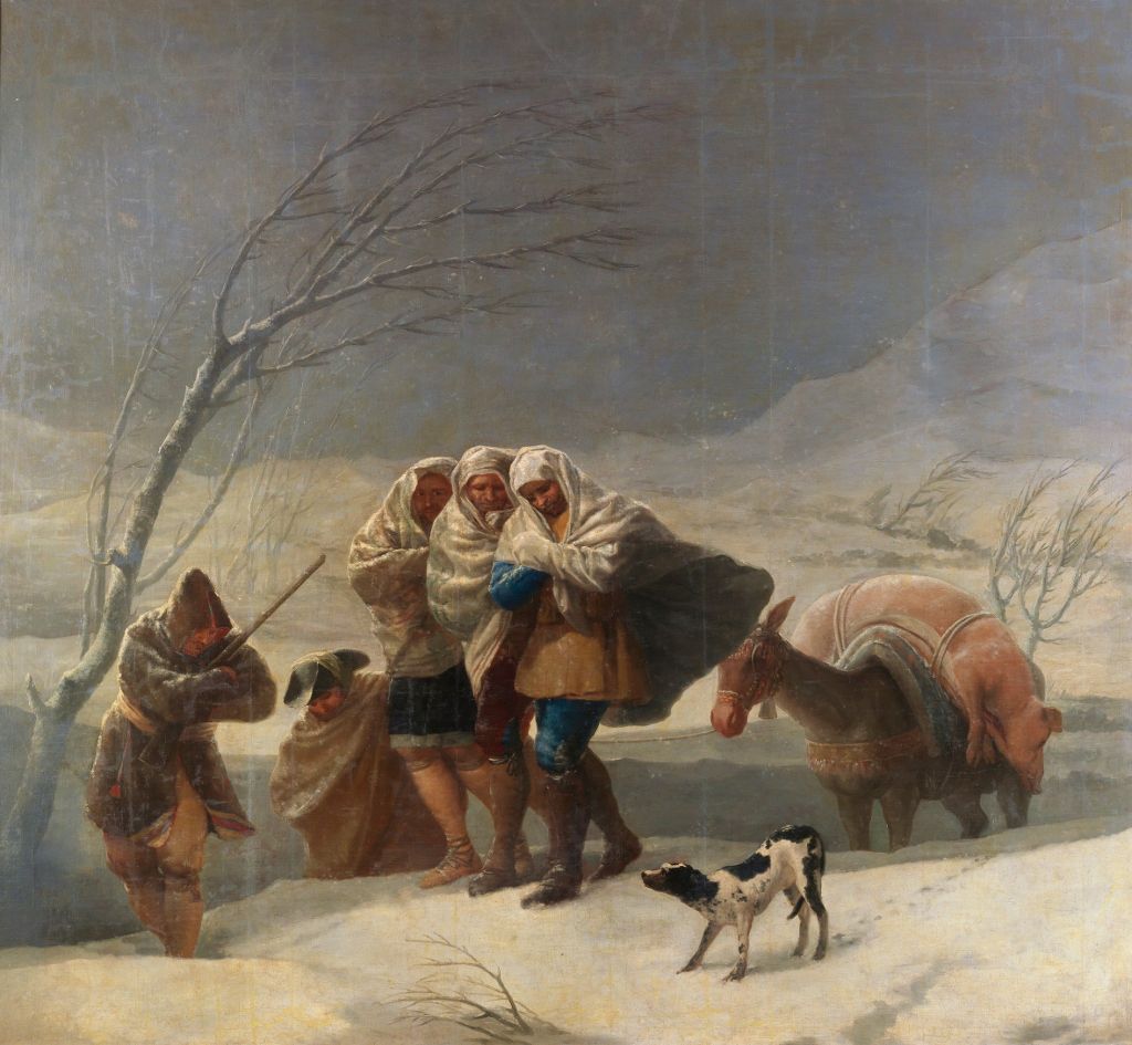 Entrevista Del Mes: Armando Alberola Romá La nevada (o El Invierno). Cuadro pintado por Goya en 1786. Esta pintura refleja los rigores de la estación invernal. El de 1786 fue especialmente frío en España.