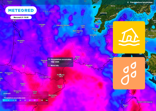 &Eacute;pisode de pluie durable dans le sud : voici les informations m&eacute;t&eacute;o compl&egrave;tes