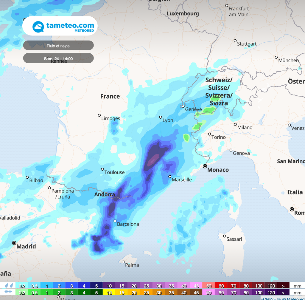 C'est à partir de la nuit de vendredi à samedi que l'épisode méditerranéen se met en place .