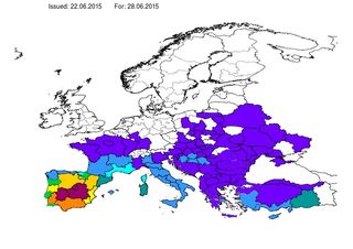 Episodio de altas y persistentes temperaturas para despedir junio