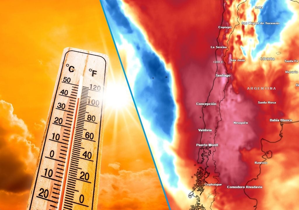 Evento de altas temperaturas sobre Chile