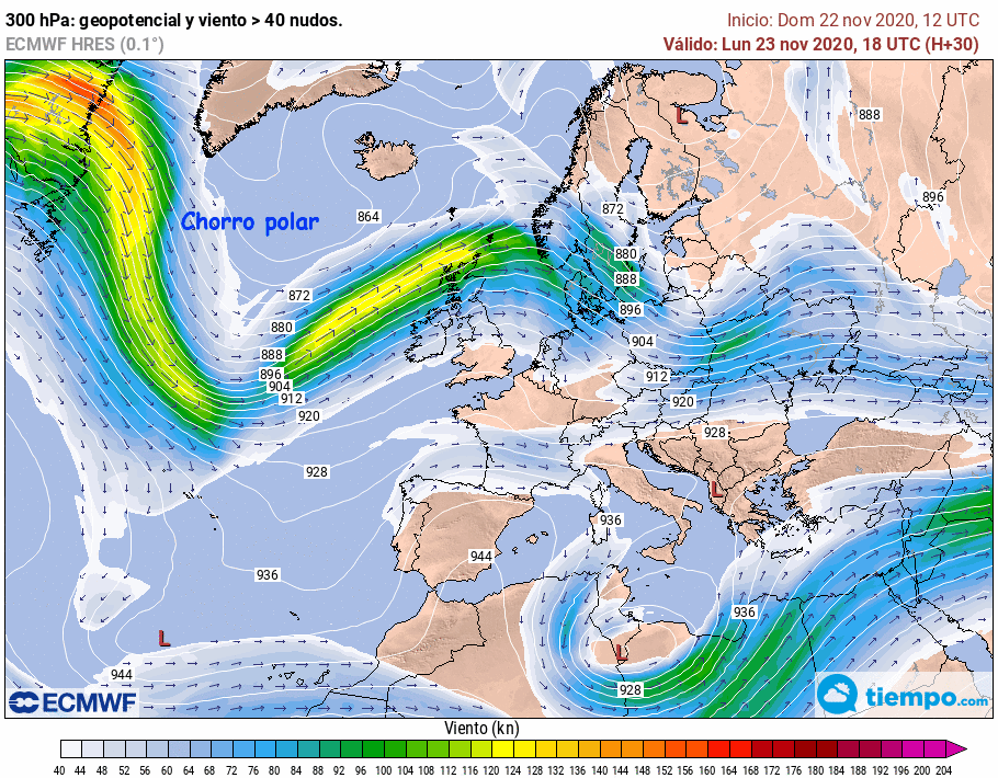Episodio de precipitaciones atlántica y mediterránea generalizadas