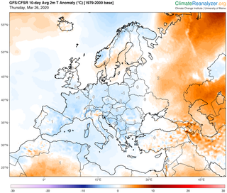 Episodio invernal tardío en primavera en gran parte de Europa