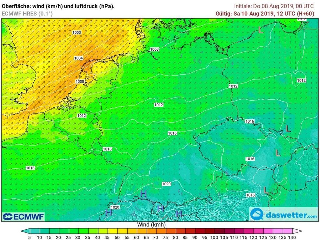 Sturm an der Nordsee