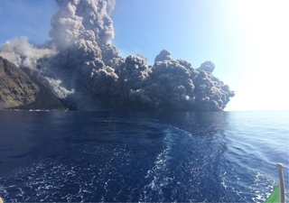 La erupción volcánica en Iwo Jima, Japón, podría dar lugar a la isla más joven del planeta