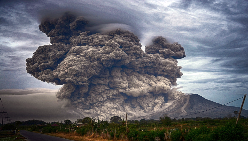 Las erupciones volcánicas desequilibraron el clima de la Tierra. Imagen PXHER.com