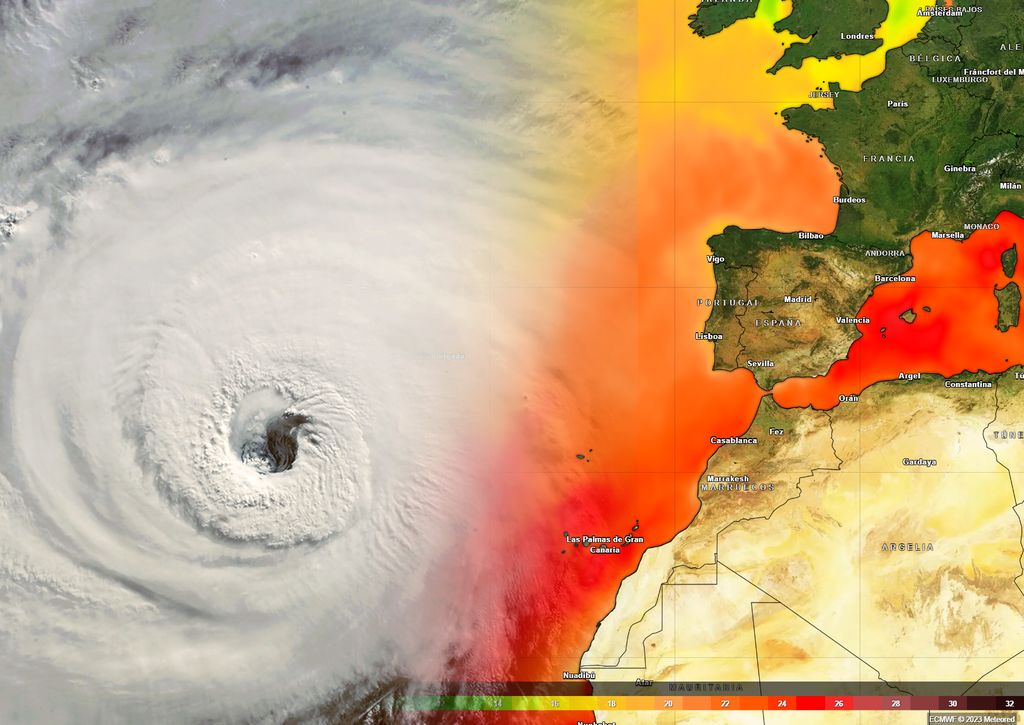 huracán en España