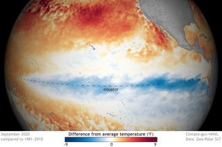 Es probable que La Niña continúe a través del invierno
