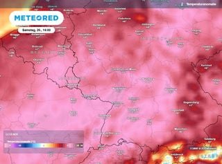 Es stehen 7 Tage mit extremer Hitze bevor, bevor wieder Gewitter mit Starkregen, Sturmb&ouml;en und Hagel aufziehen