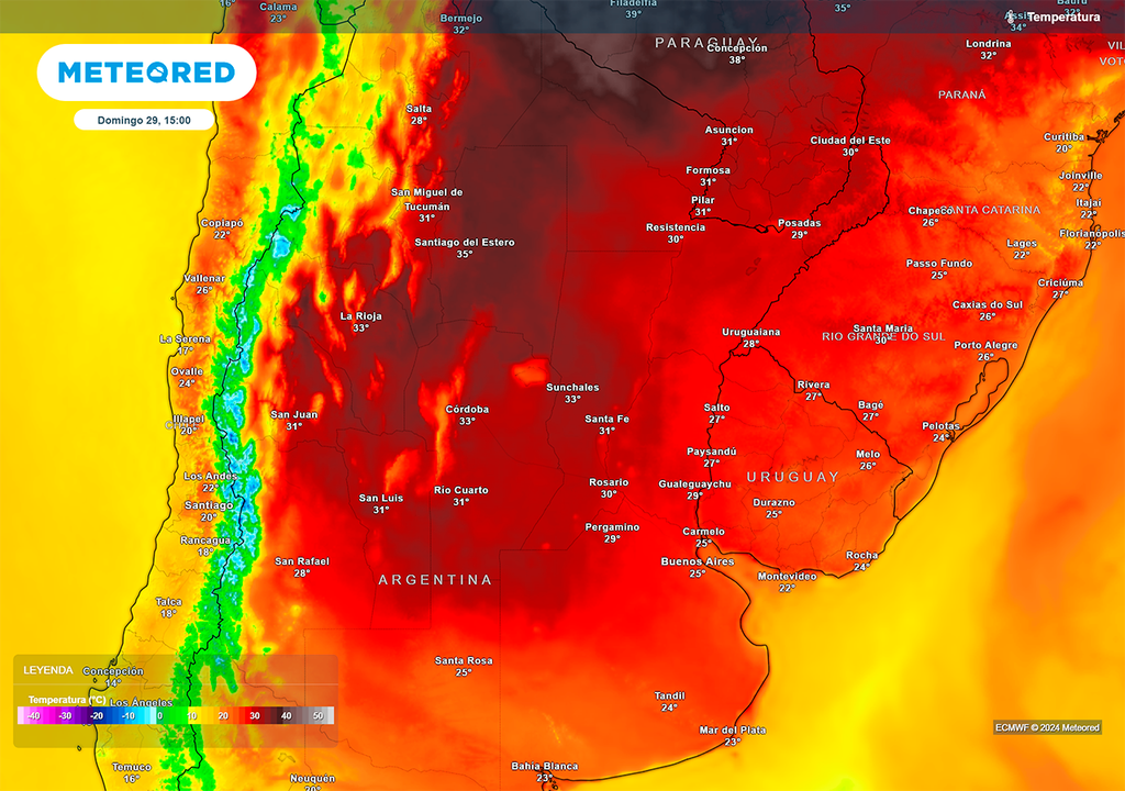 Calor, Sequia, Incendios, Viento, Argentina, Alerta