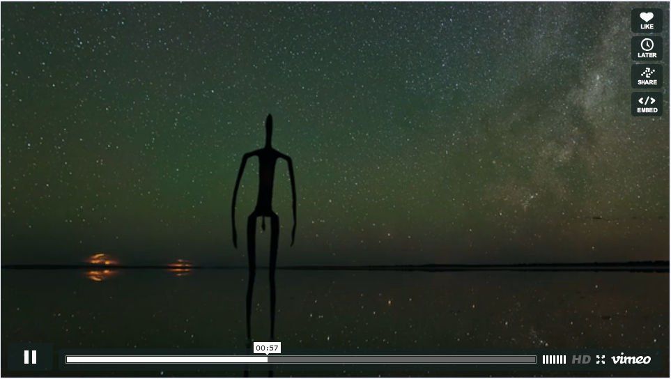 Escenas Nocturnas En El Hemisferio Sur: Vídeo