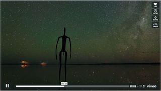 Escenas nocturnas en el Hemisferio Sur: vídeo