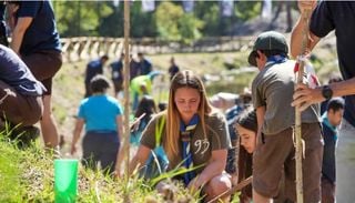 Escuteiros v&atilde;o vigiar e cuidar do novo parque florestal na Serra de Sintra