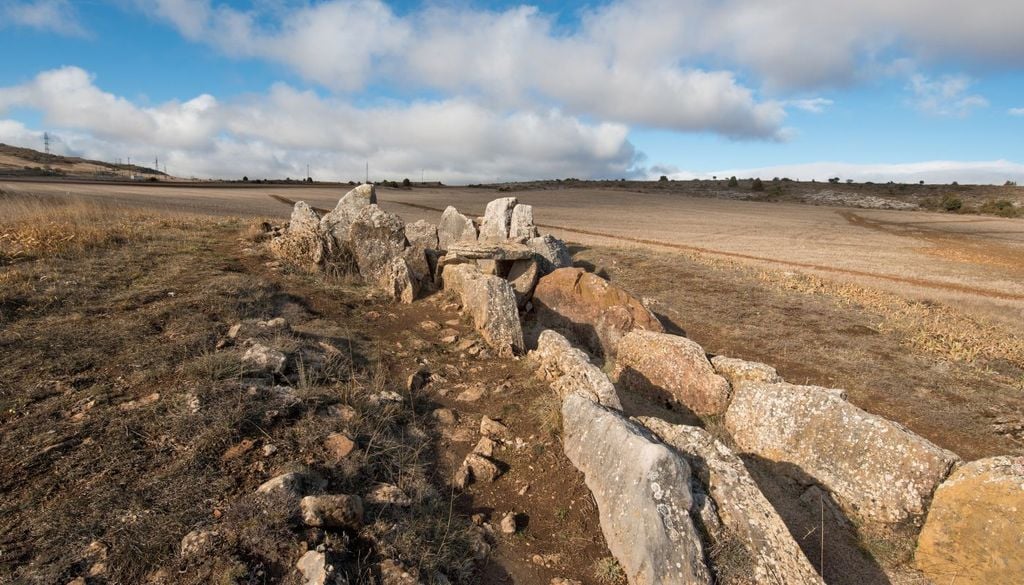 Sous Las Arnillas se cache un long couloir funéraire.