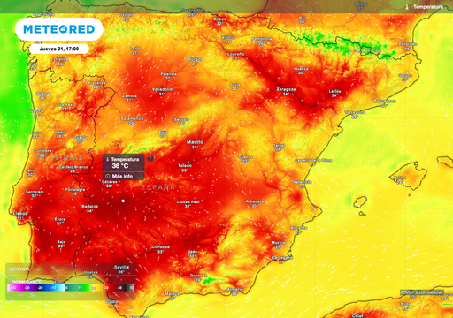 "Espa&ntilde;a disparada hacia el verano": los mapas de anomal&iacute;as del modelo europeo apuestan todo al rojo