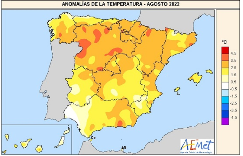 España Ha Vivido Un Verano Histórico En 2022 Extremadamente Caluroso 3839