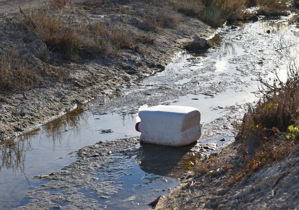 Basura en la naturaleza