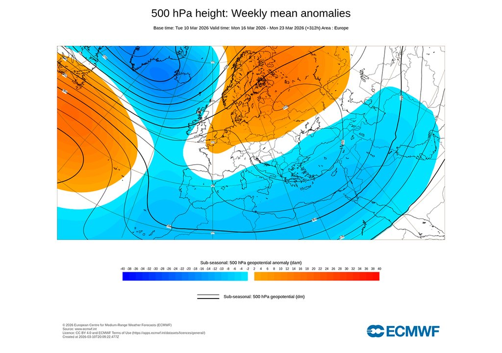Los mapas muestran que seguiremos con estos descuelgues a corto y medio plazo, con posibles bajas frías que podrían afectar a España.